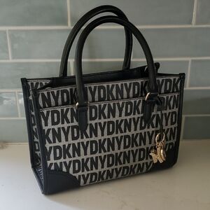 DKNY Black and Gray Women's Tote Bag